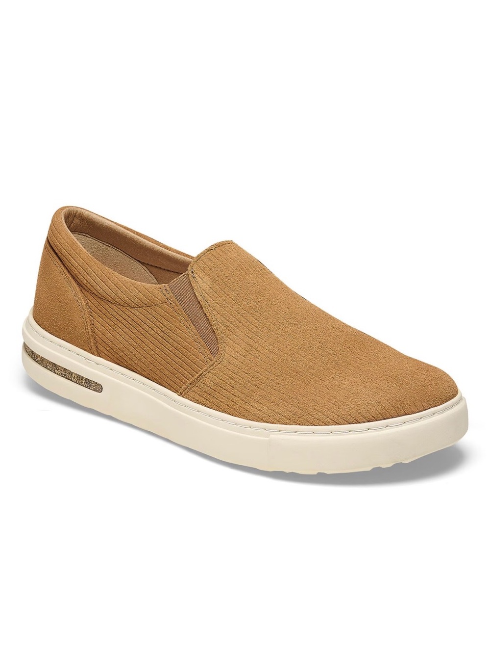 🆕 Birkenstock Oswego Slip-On Sneakers Cork Brown Leather Women’s US 9-9.5/EU 40